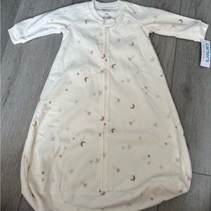 Carter's Cream Sleep Sack with Star and Moon Design NWT 3-6 months